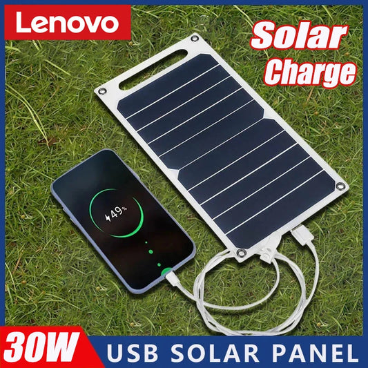 30W Solar Panel With USB Portable Battery Waterproof