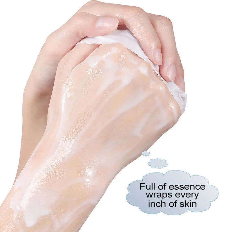🔥 ONLY $9.95 TODAY🔥Goat Milk Moisturizing Hand Mask Spa Gloves