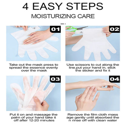 🔥 ONLY $9.95 TODAY🔥Goat Milk Moisturizing Hand Mask Spa Gloves
