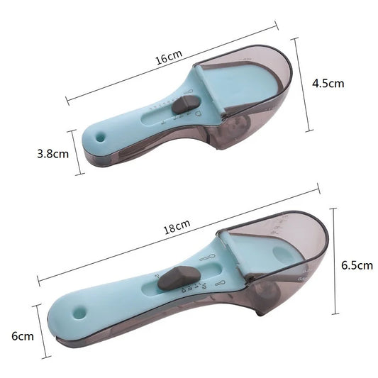 Adjustable Measuring Spoon With Scale - SAVVY LUXE