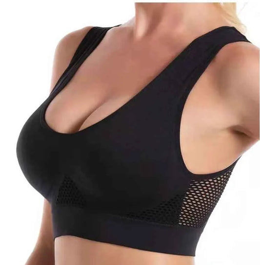 [Plus Size S-6XL] 🔥BUY 1 Get 1 Free 🔥 Women's Breathable Cool Liftup Air Bra - SAVVY LUXE
