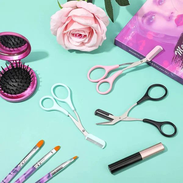 🔥 ONLY $9.95 TODAY🔥Eyebrow Trimmer Scissors