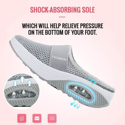azfleek Slippers Air Cushion Slip-On Orthopedic Diabetic Walking Shoes