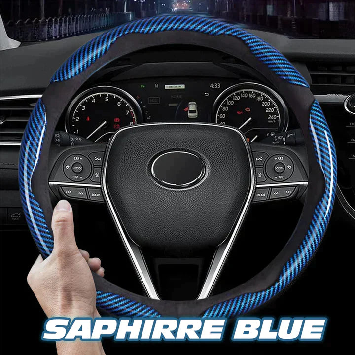 Premium Micro fiber Anti-Slip Car Steering Wheel Cover Universal Fit For All Car - SAVVY LUXE