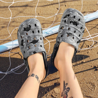 azfleek Sandals Men Casual Summer Sandals Soft Slip On Beach Clogs