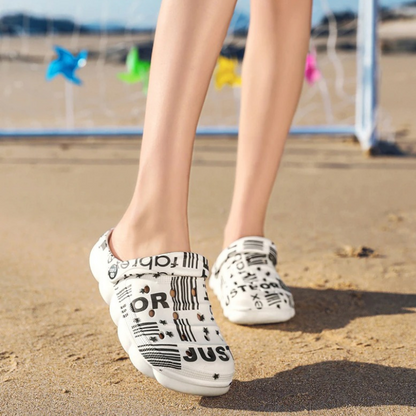 azfleek Sandals Men Casual Summer Sandals Soft Slip On Beach Clogs