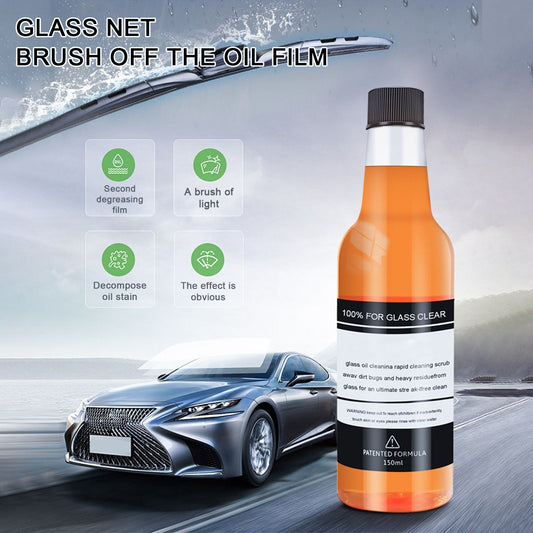 Car Glass Oil Film Stain Removal Cleaner - BUY 3 GET 3
